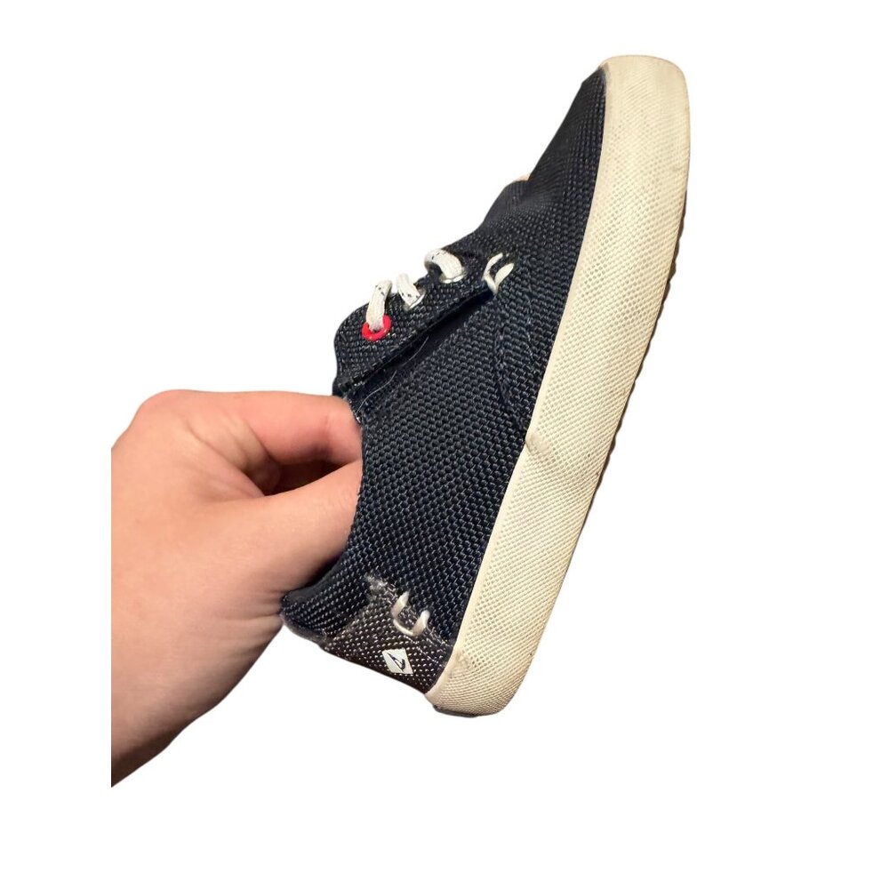 Sperry Bodie Jr Washable Blue Sneakers Kids Size 7 No Tie Slip on Velcro - Picture 3 of 8